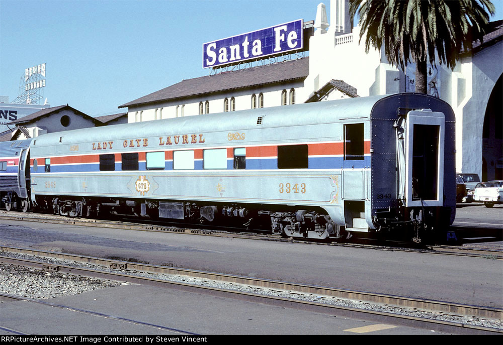 ex IC, ex MP 3343 ACF coach-grill named "Lady Gaye Laurel" with 'GTS' logo.